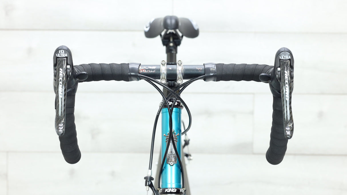 Bicicleta de carretera de titanio Crown Jewel de fabricación independiente 2007 - 56 cm