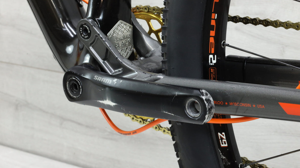 Vélo de montagne Trek Superfly FS 9.8 SL 2015 - Moyen