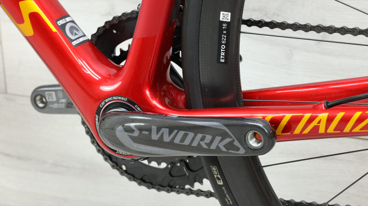 2015 Specialized S-Works Tarmac Disc Road Bike - 56cm