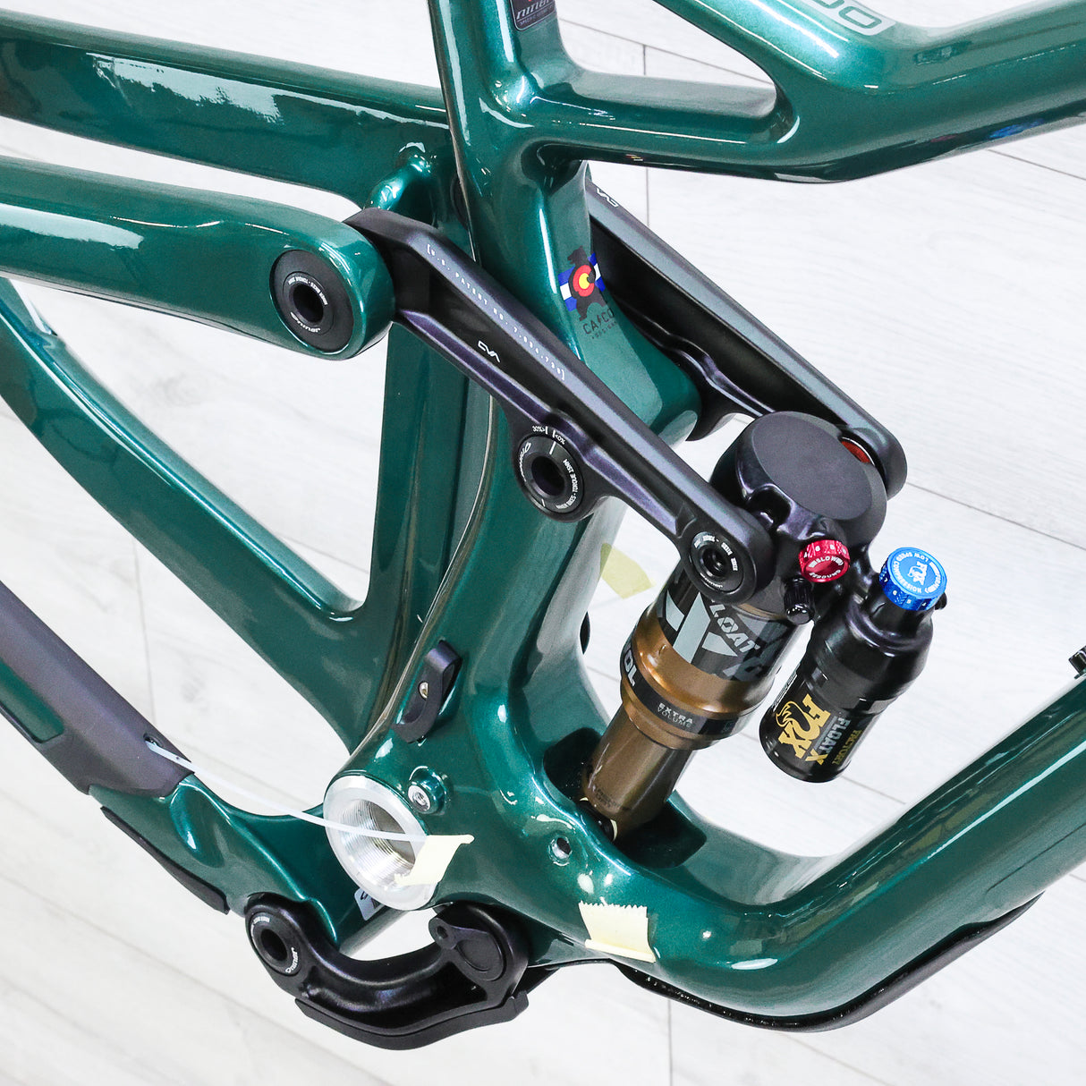 Niner JET 9 RDO Full Suspension Frame - Fox Float X Factory - Emerald Green