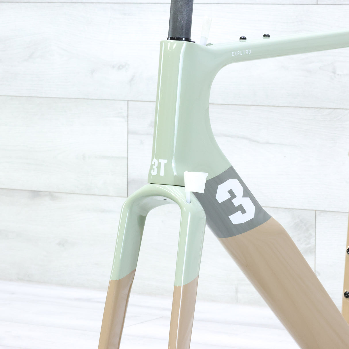 3T Exploro Racemax Gravel Bike Frameset 700c Olive/Sand- 56cm