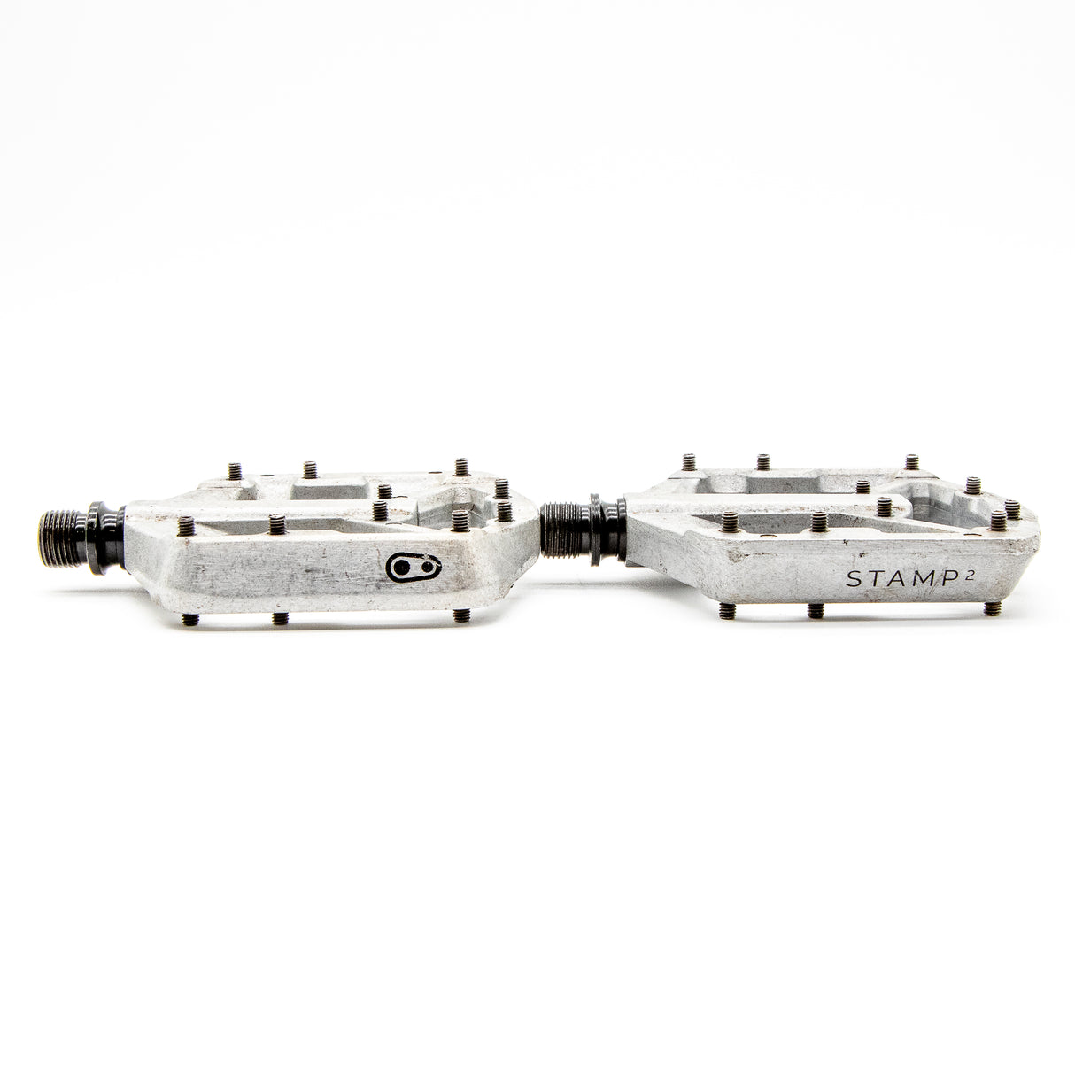 Crank Brothers Stamp 2 Small Raw MTB Pedals 447g
