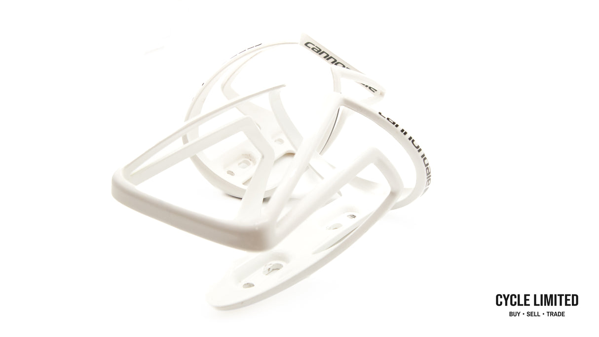 Cannondale Speed C Nylon Bottle Cages Pair White 84g