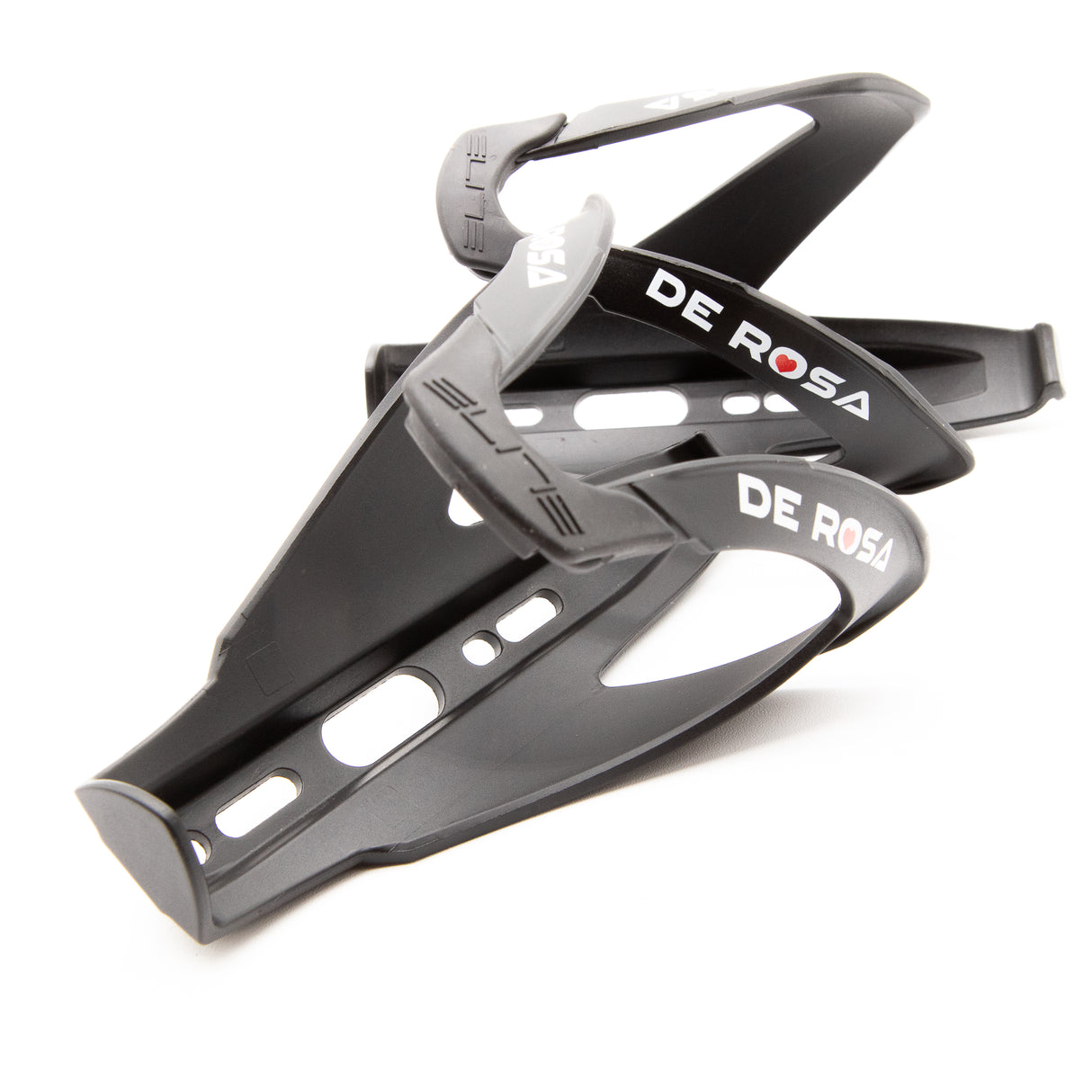 Elite De Rosa Bottle Cages Matte Black Pair 83g
