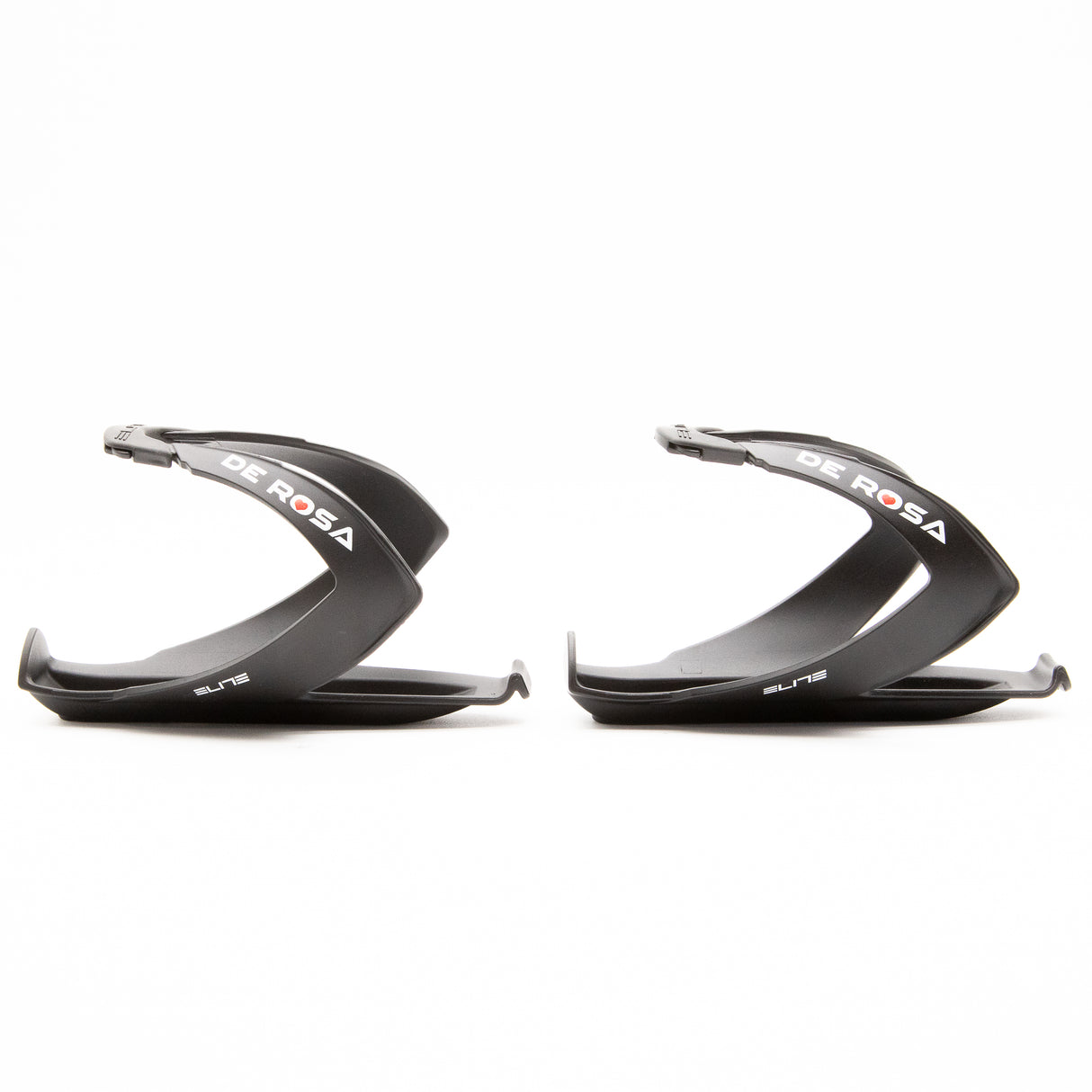Elite De Rosa Bottle Cages Matte Black Pair 83g