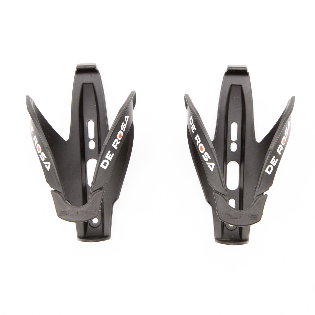 Elite De Rosa Bottle Cages Matte Black Pair 83g