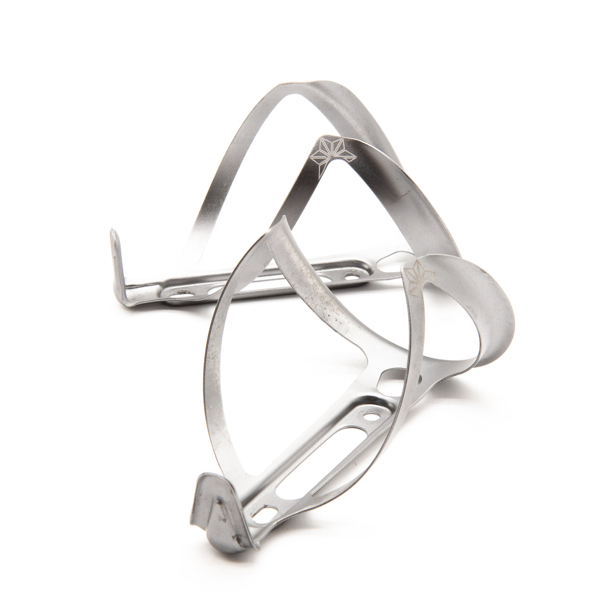 Supacaz Fly Cage Ano Bottle Cage Gun Metal Pair 35g