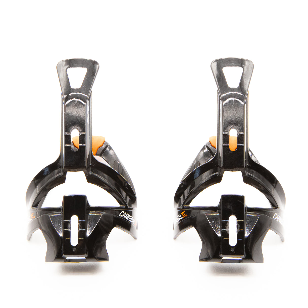 Elite Cannibal Bottle Cages Pair Black/Orange 83g