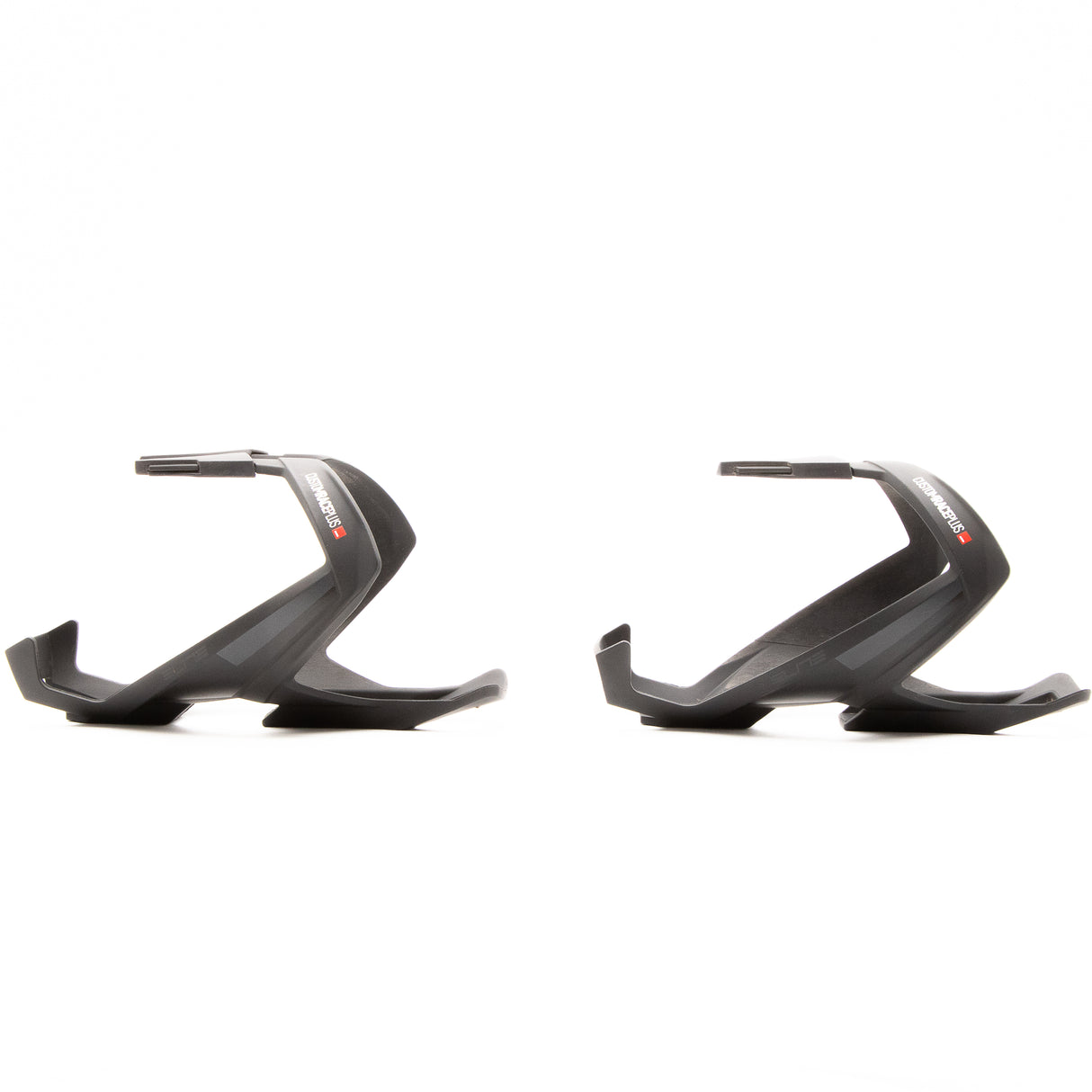 Elite Custom Race Plus Bottle Cages Black Pair 77g