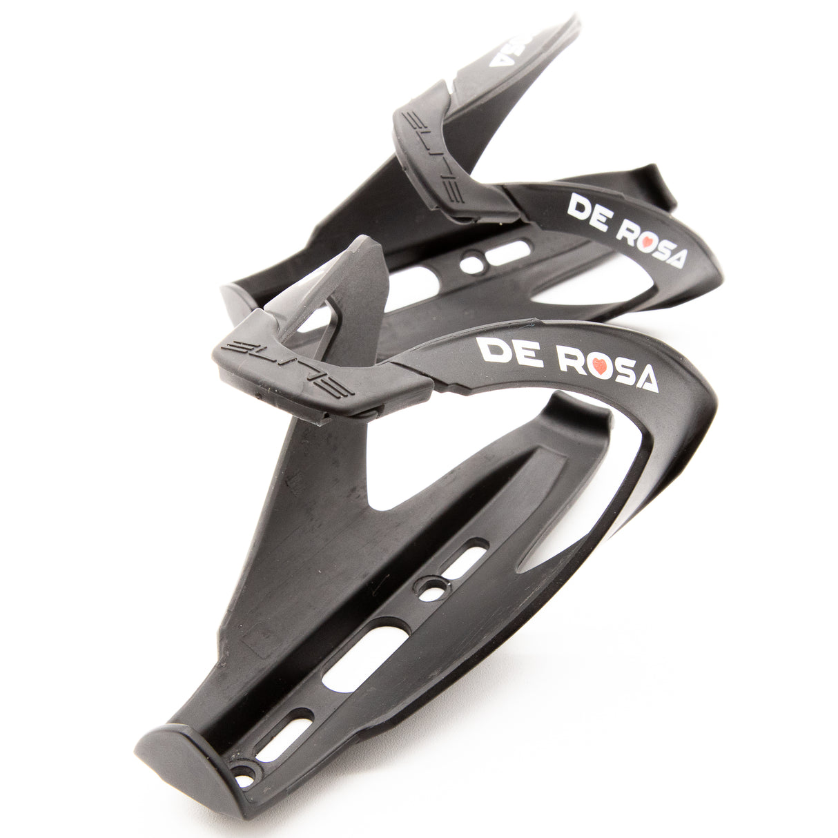 Elite De Rosa Bottle Cages Matte Black Pair 83g
