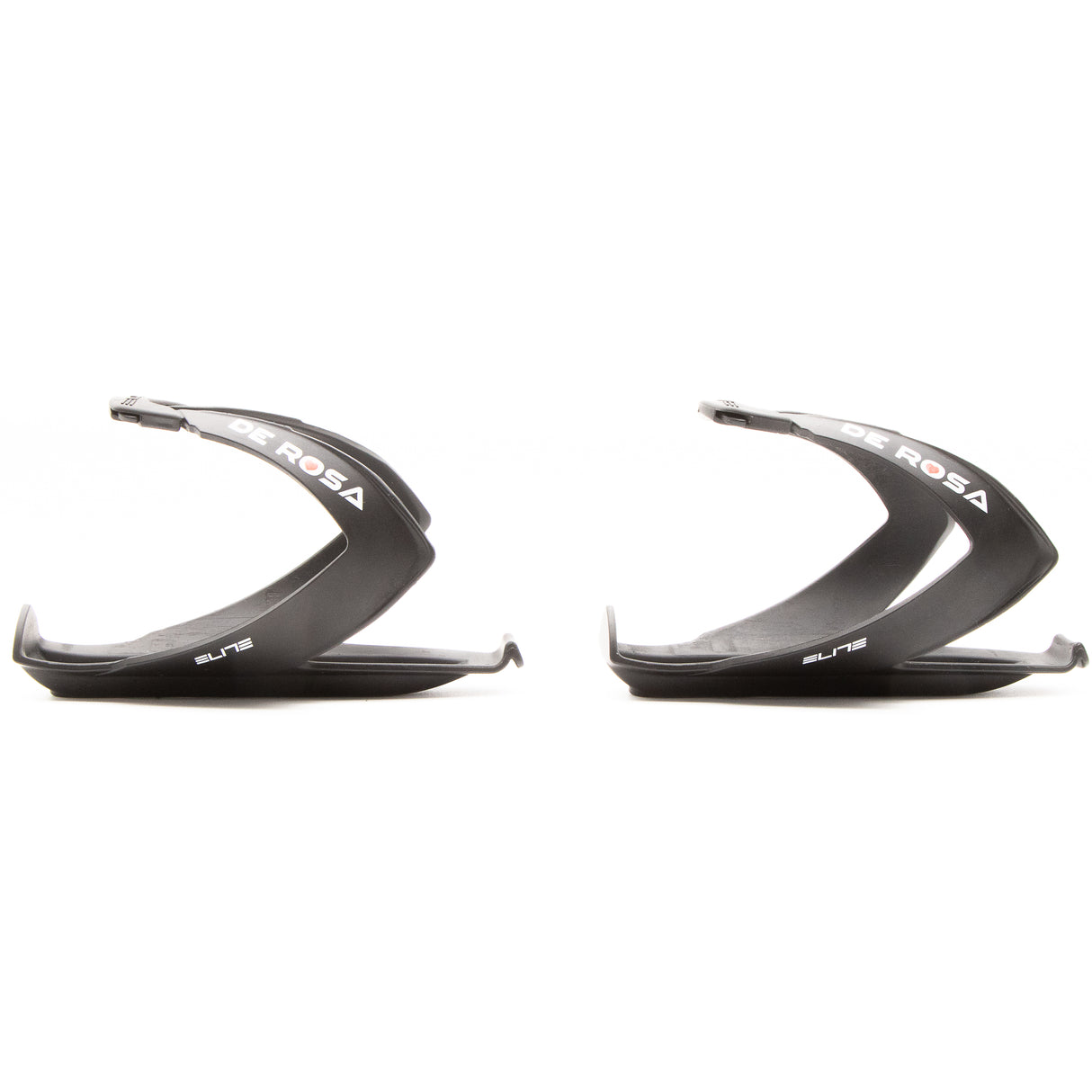 Elite De Rosa Bottle Cages Matte Black Pair 83g