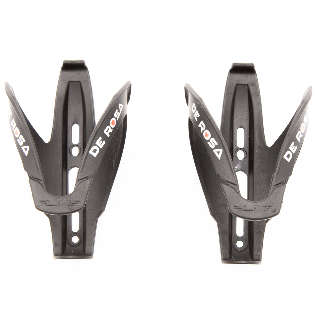 Elite De Rosa Bottle Cages Matte Black Pair 83g