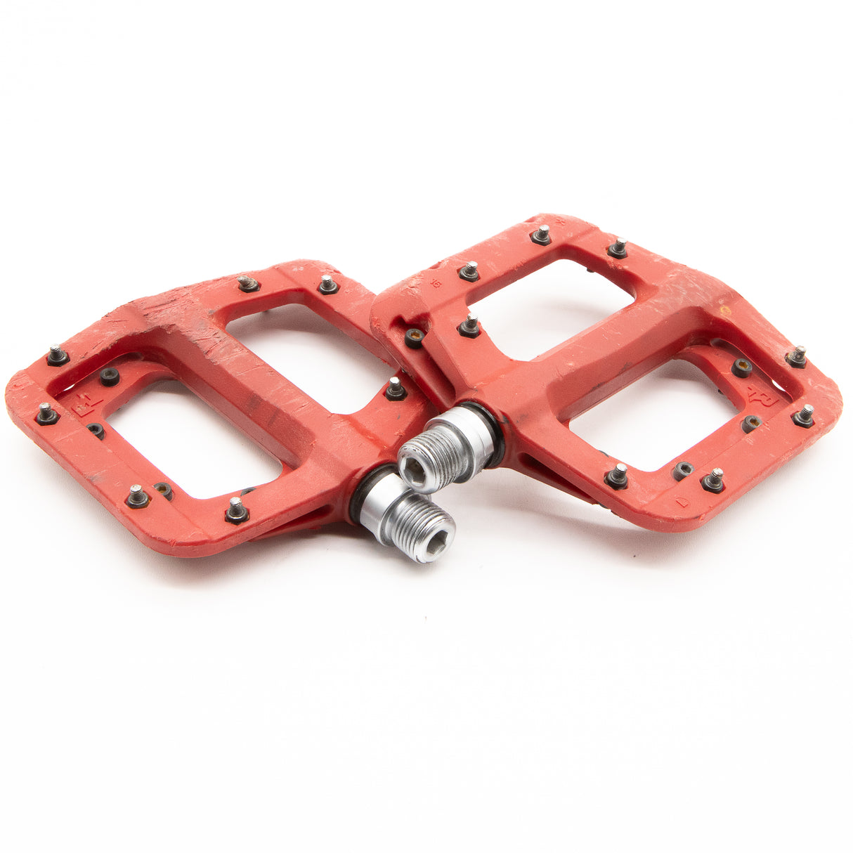 Race Face Chester Flat Red MTB Pedals 358g