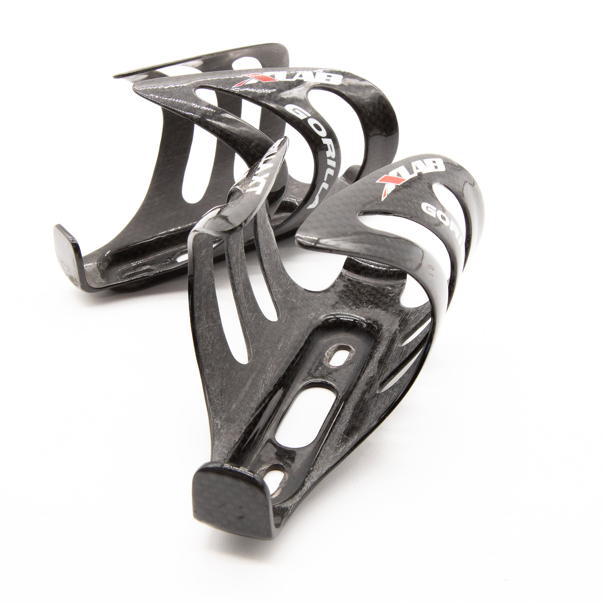 XLAB Gorilla XT Carbon Cages Black Gloss Pair 91g