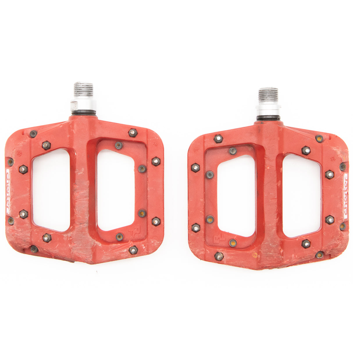 Race Face Chester Flat Red MTB Pedals 358g
