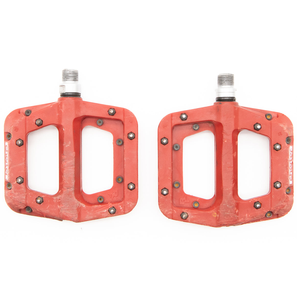 RaceFace Chester Flat Red MTB Pedals 358g