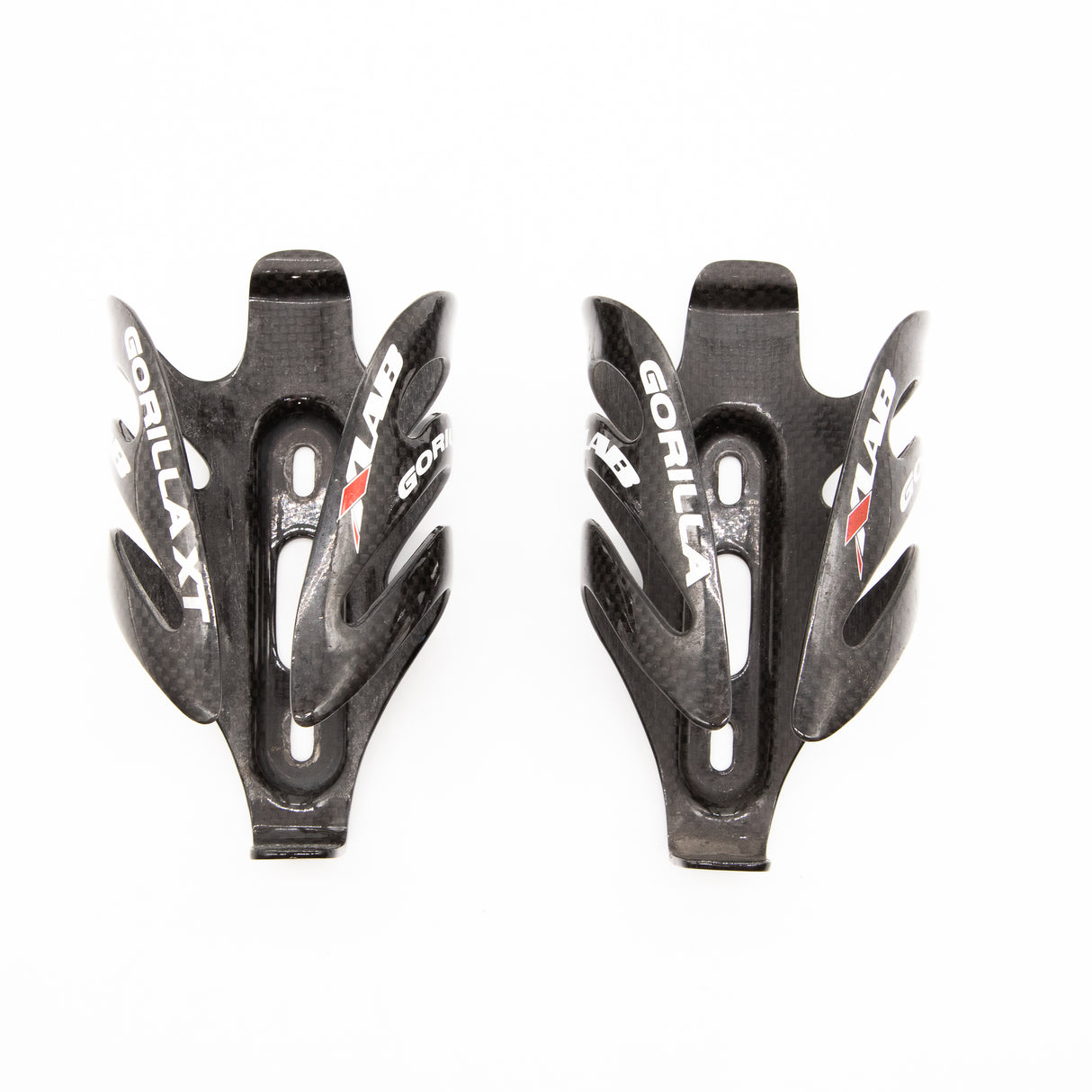 XLAB Gorilla XT Carbon Cages Black Gloss Pair 91g