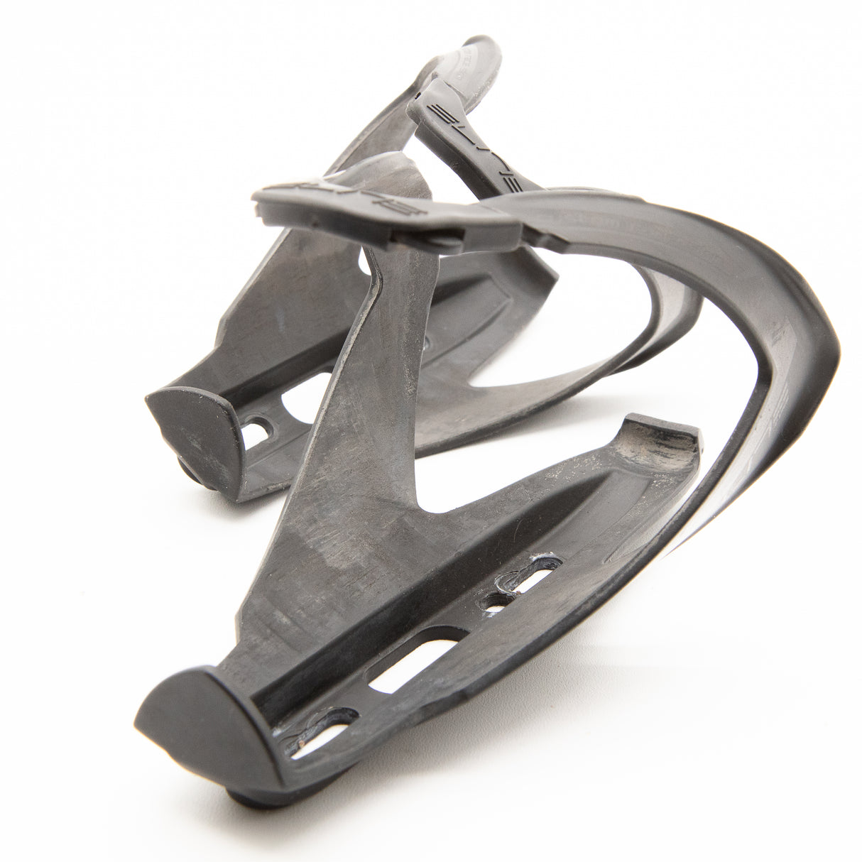 Elite Custom Race Skin Bottle Cages Black Pair 83g