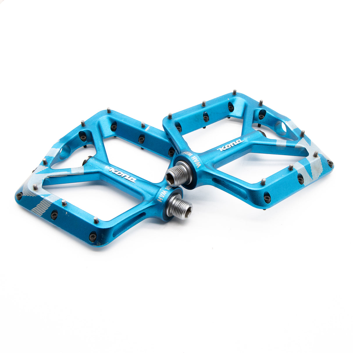 Kona Wah Wah 2 Aluminum Pedals Anodized Blue 435g