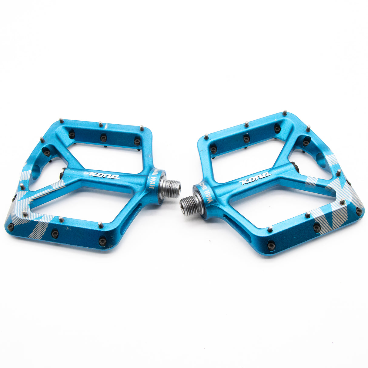 Kona Wah Wah 2 Aluminum Pedals Anodized Blue 435g
