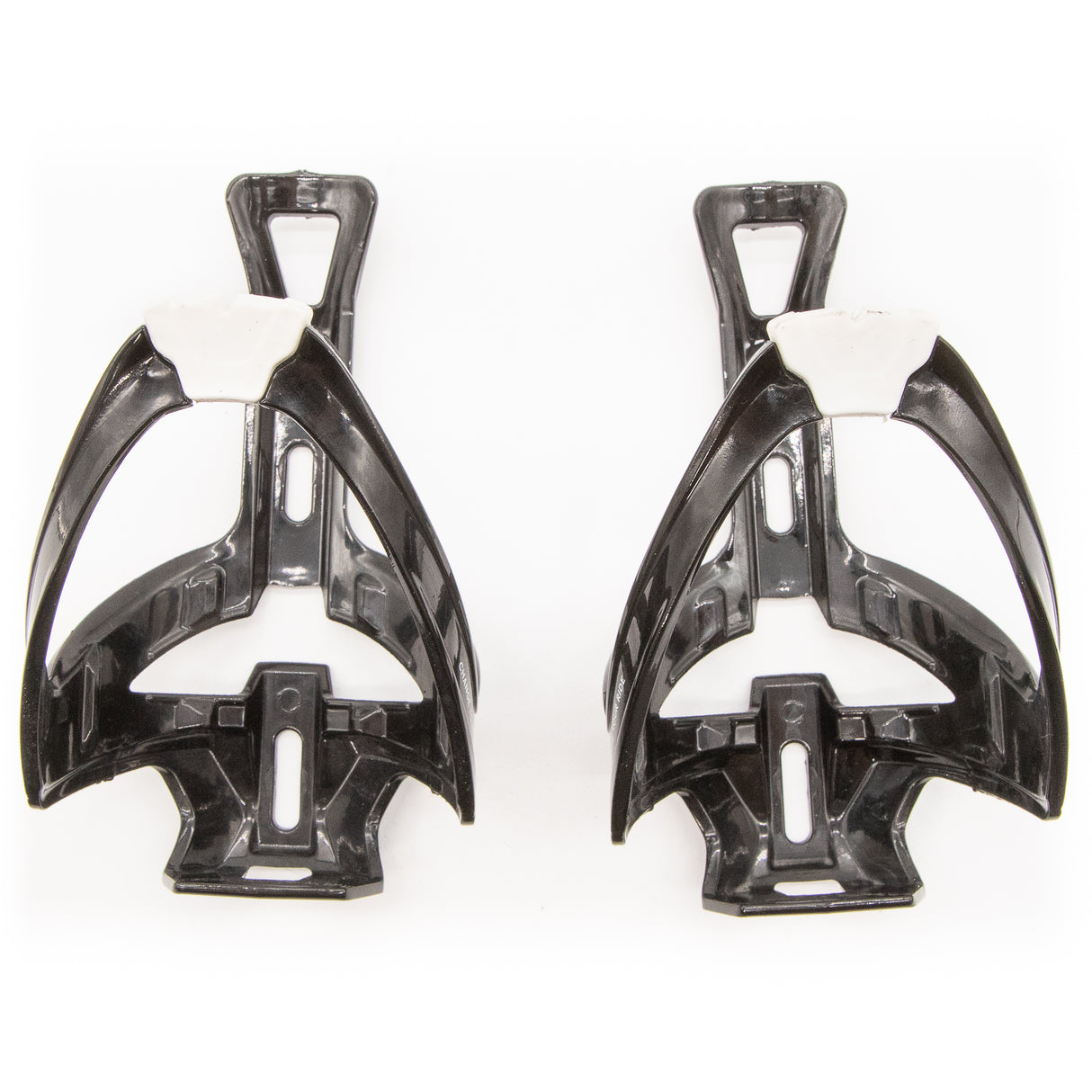 Elite Cannibal Black/White Bottle Cages Pair 73g