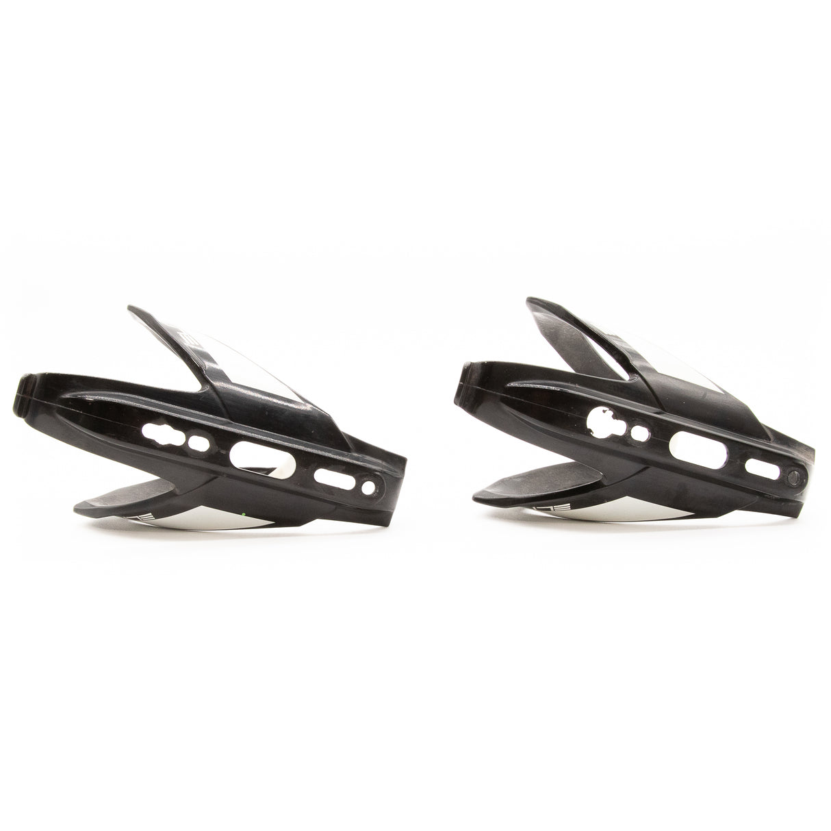 Elite Custom Race Bicycle Bottle Cages Black/White Pair 82g