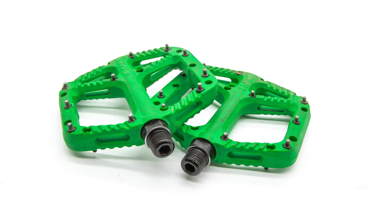 OneUp Components Composite Green MTB Pedals 355g