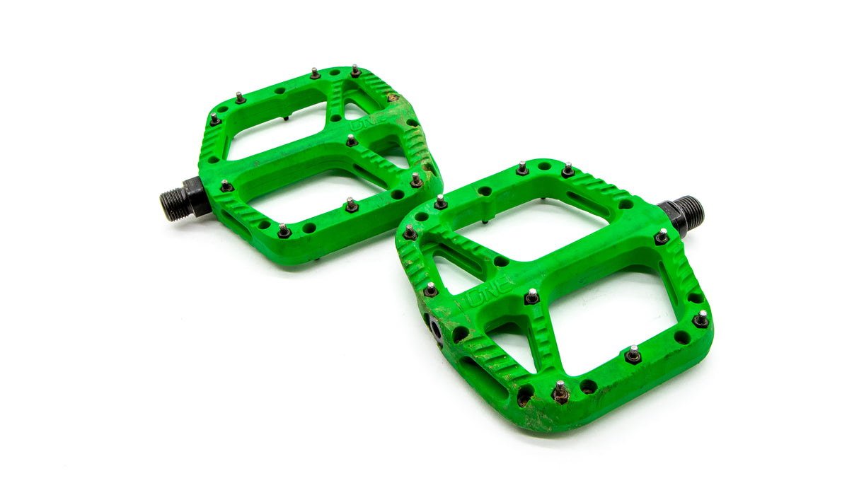 OneUp Components Composite Green MTB Pedals 355g