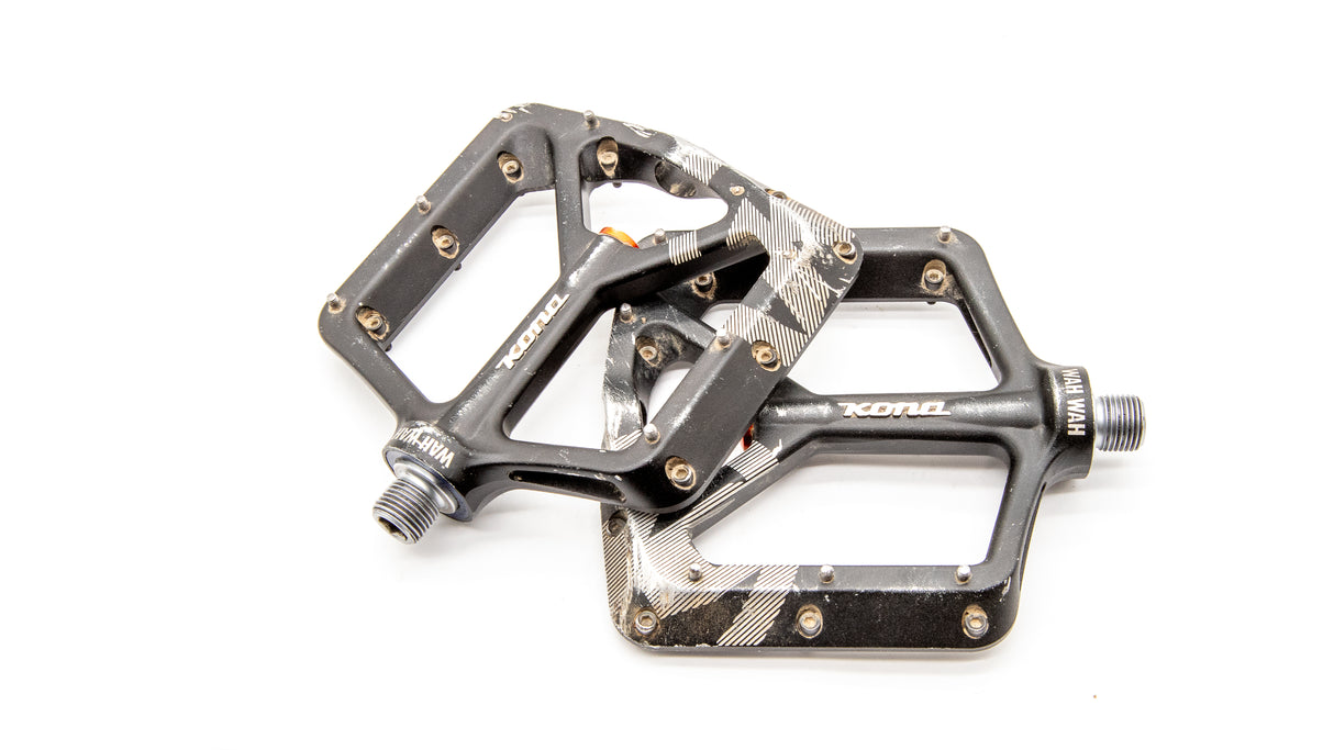 Kona Wah Wah 2 Black Aluminum Flat Pedals 433g