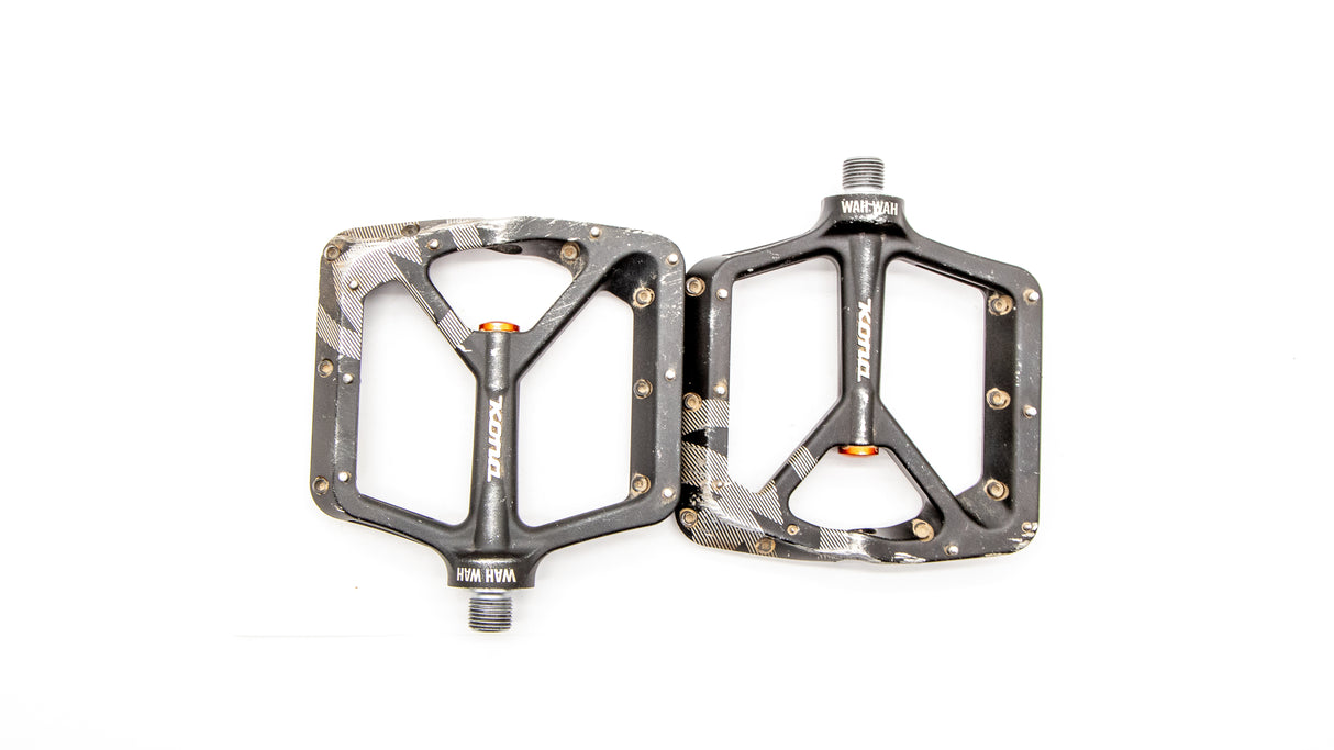Kona Wah Wah 2 Black Aluminum Flat Pedals 433g