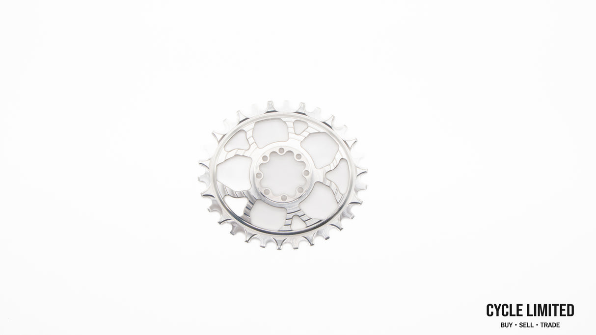 5DEV 12% 8-Bolt Oval Chainring 30T Raw