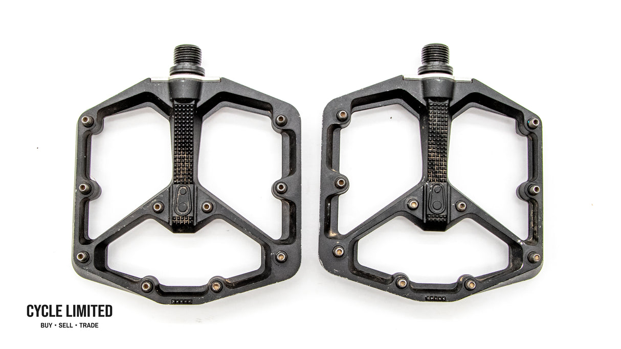 Crank Brothers Stamp 7 Large Black MTB Flat Pedals 382g