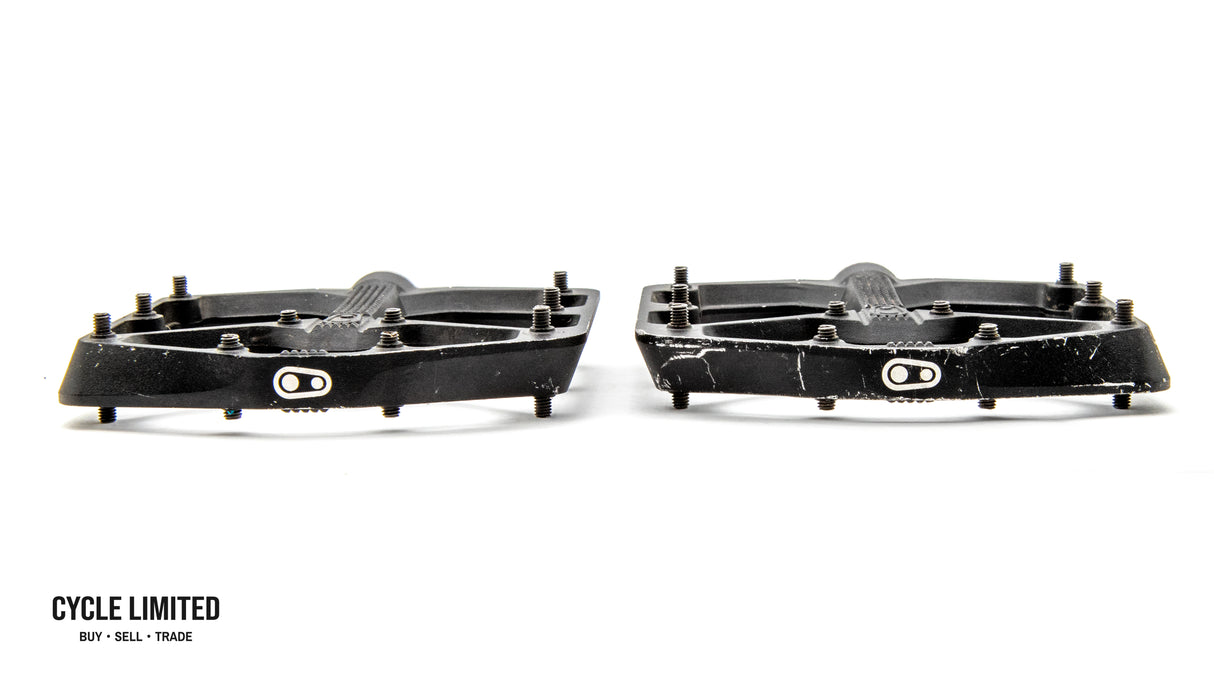 Crank Brothers Stamp 7 Large Black MTB Flat Pedals 382g