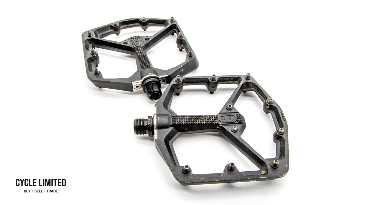 Crank Brothers Stamp 7 Large Black MTB Flat Pedals 382g
