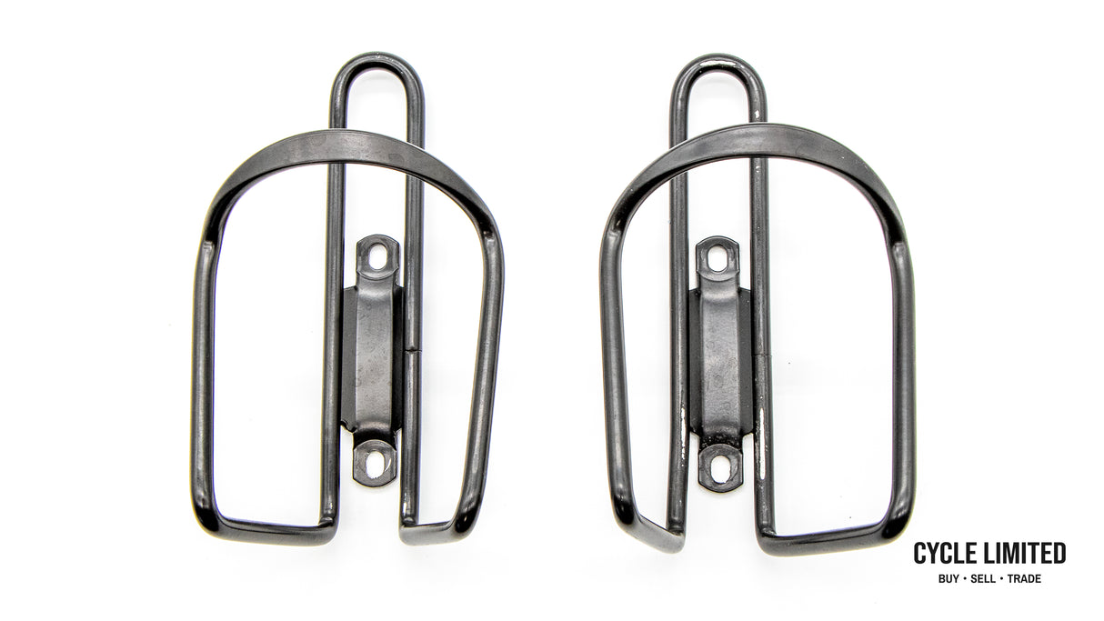 Aluminum Bottle Cages Pair Black 124g