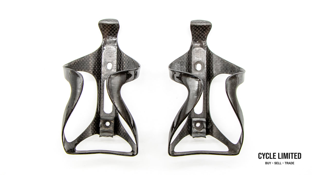 Ultra-Light Full Carbon Fiber Water Bottle Cage Pair 53g