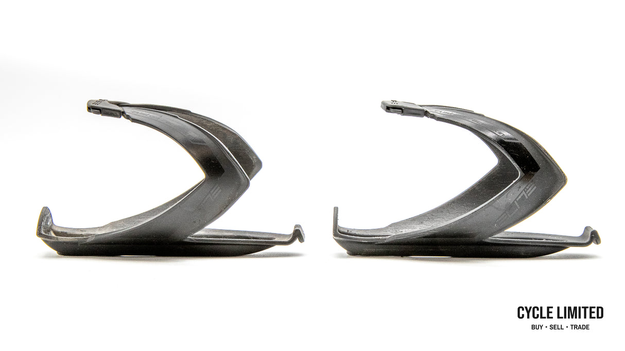 Elite Custom Race Skin Black Soft Touch Bottle Cages 85g