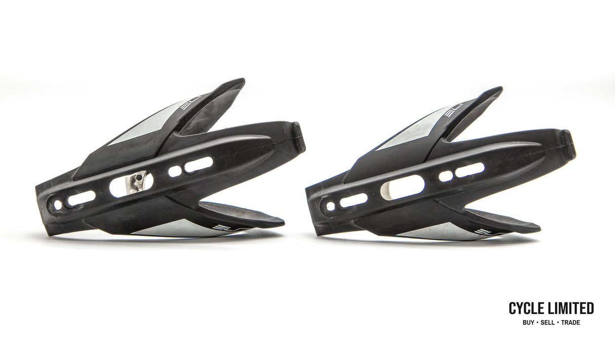 Elite Custom Race Black Matte Bottle Cages Pair 82g