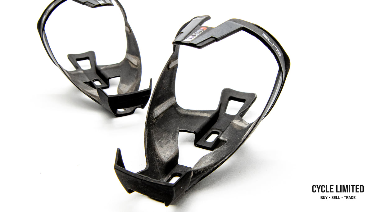 Elite Vico Carbon Bottle Cage Pair Matte Black 51g