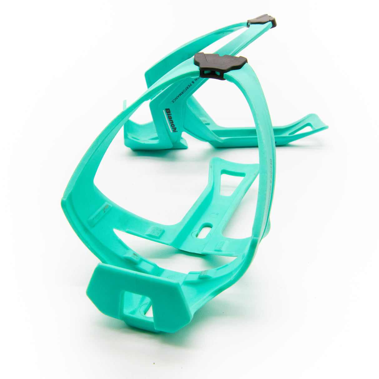 Bianchi Elite Cannibal Water Bottle Cage Celeste Pair 70g