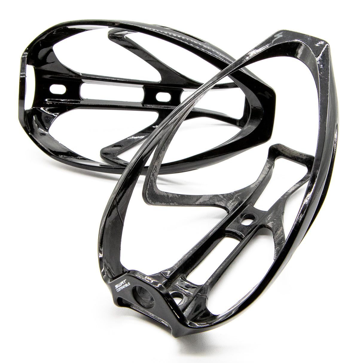 Specialized Rib II Black Gloss Bottle Cage Pair 68g