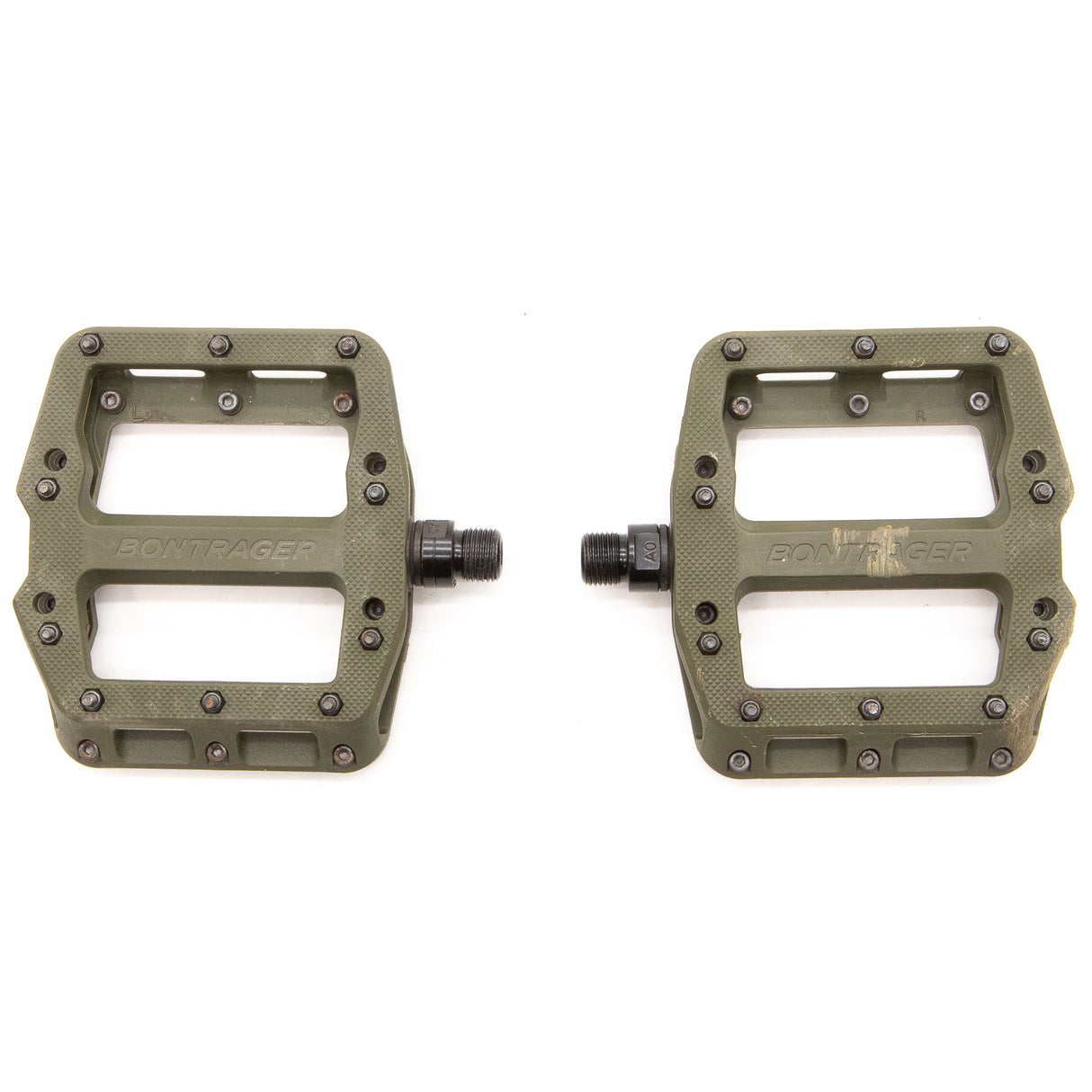 Bontrager Line Elite MTB Flat Pedal Olive Gray 356g