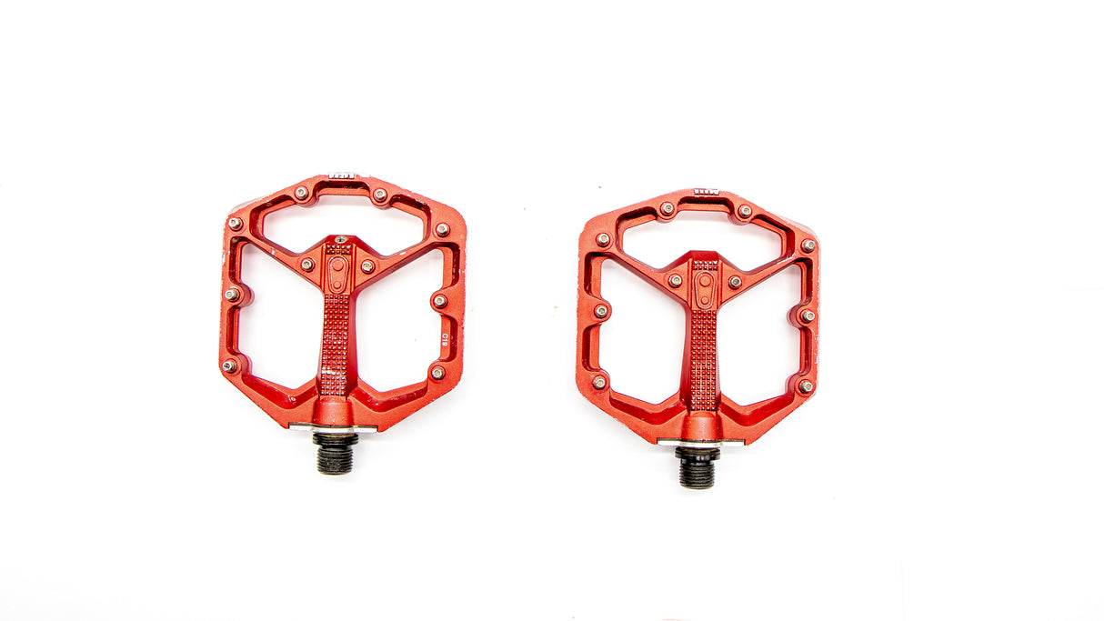 Crank Brothers Stamp 7 Small Red MTB Pedals 348g