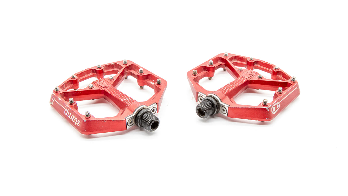 Crank Brothers Stamp 7 Small Red MTB Pedals 348g