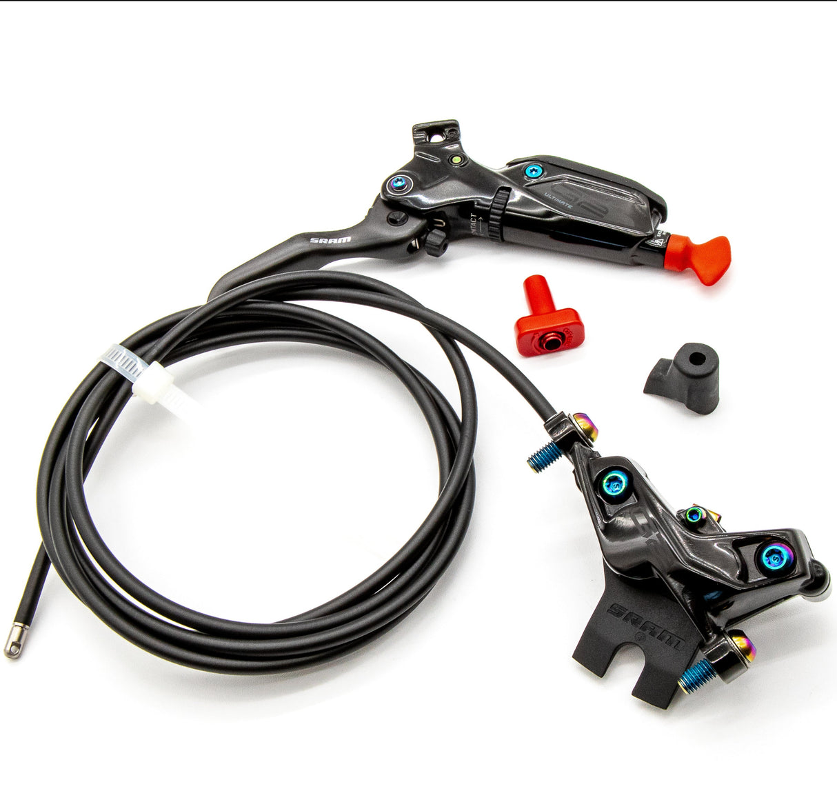 SRAM G2 Ultimate Disc Brake Set Hydraulic (BLACK/RAINBOW)