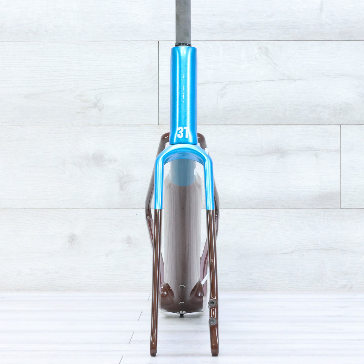 3T Exploro RaceMax Blue/Brown Gravel Bike Frameset - 56cm