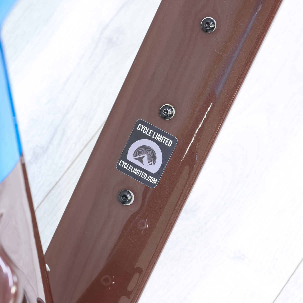 3T Exploro RaceMax Blue/Brown Gravel Bike Frameset - 56cm