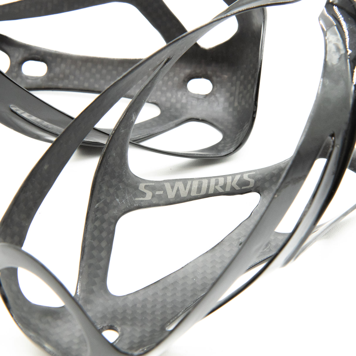 Specialized S-Works Carbon Rib Bottle Cages III Carbon/Gloss Black Pair 48g