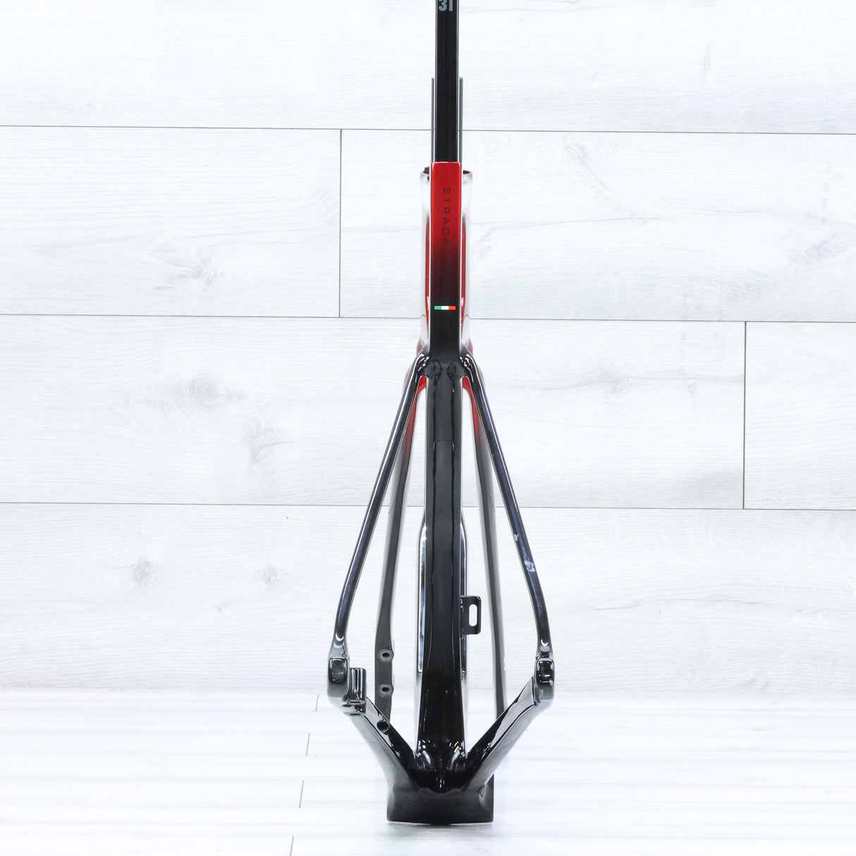 3T Strada 2x Disc Brake Aero Road Bike Frameset 700c Red/Black - 56cm