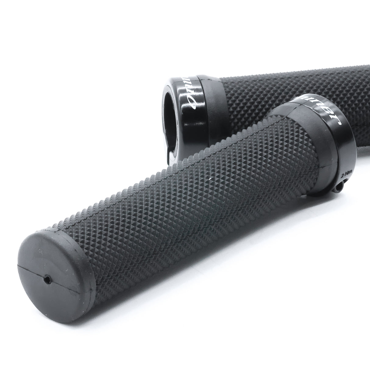 Niner Lock On MTB Grips Black - Plastic